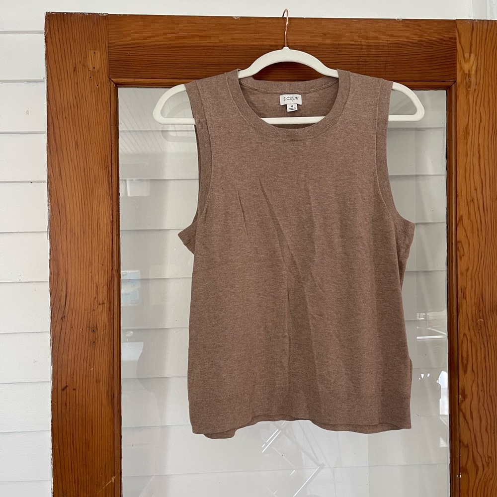 J. Crew Women's Tan Muscle Tee